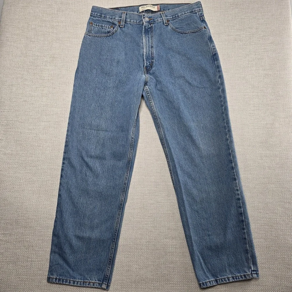 Vintage Levis 550 Jeans Men 36x30 Blue Denim 5 Pocket Relaxed‎ Cowboy 2000s